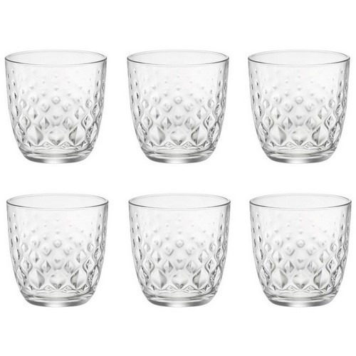 SET 6 VASOS BORMIOLI GLIT 29.5CL